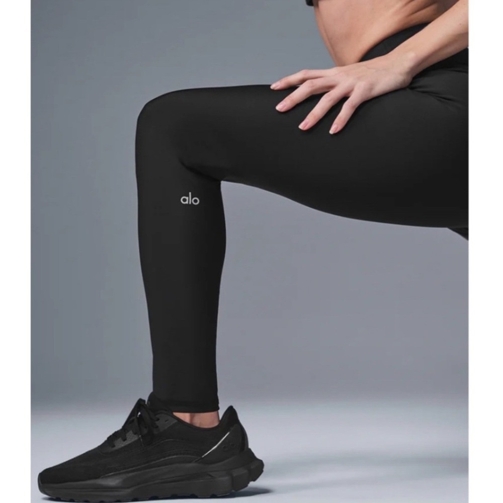 Alo Yoga Airlift Leggings Women's Medium Black Full Length 28" High Waist